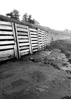 Sea wall by Ginny Arsenault 