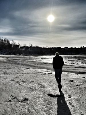 A Chilly Walk by Twila Young