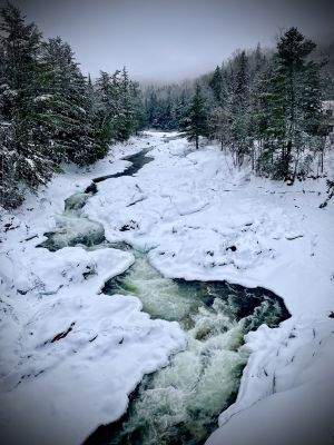 Winter River by GILLIAN JACKSON