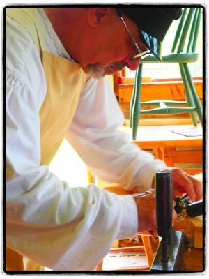 Chairmaker Sherbrooke Village by Harry Gee Wong