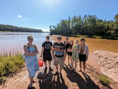 Mudsliding the Shubenacadie River by Chrissy Summers